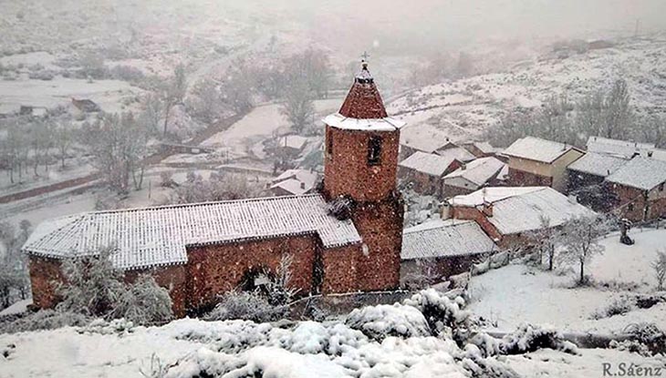 Imagen de Jalón con nieve