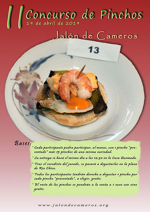 Cartel del II concurso de pinchos