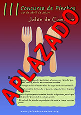 Cartel del III concurso de pinchos